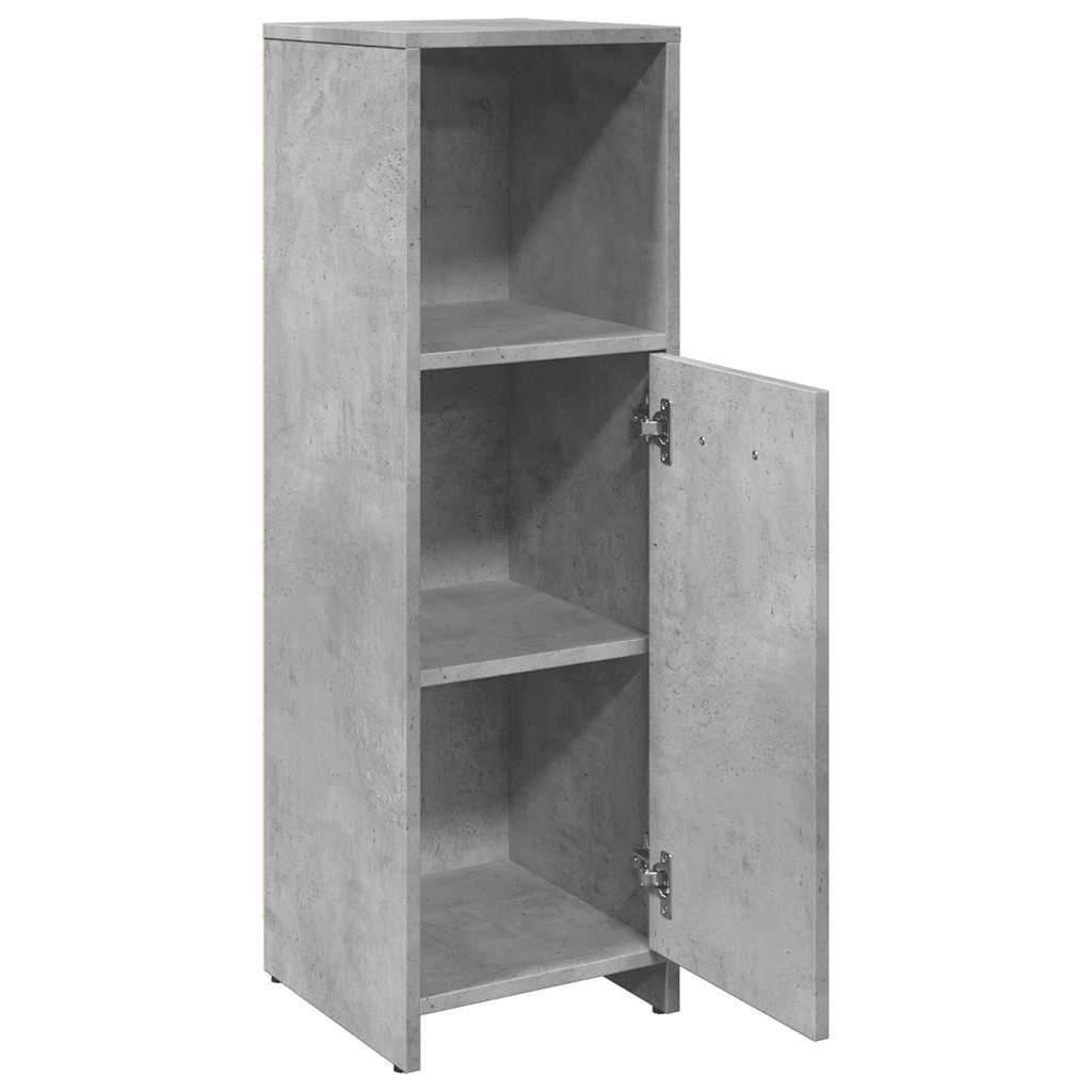 Badkamerkast 30x30x95 cm spaanplaat betongrijs is nu te koop bij PeponiXL, paradijselijk wonen!