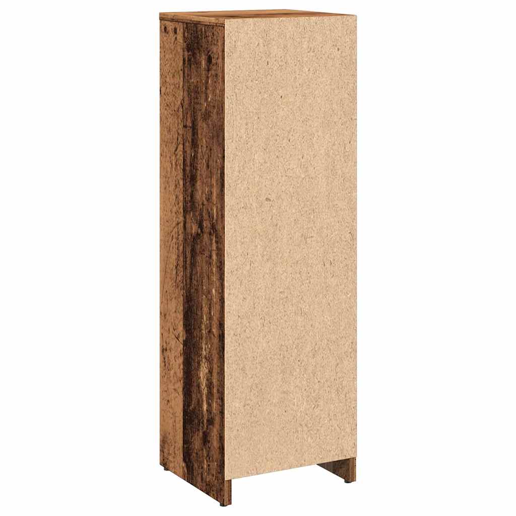 Badkamerkast 30x30x95 cm bewerkt hout oud houtkleurig is nu te koop bij PeponiXL, paradijselijk wonen!