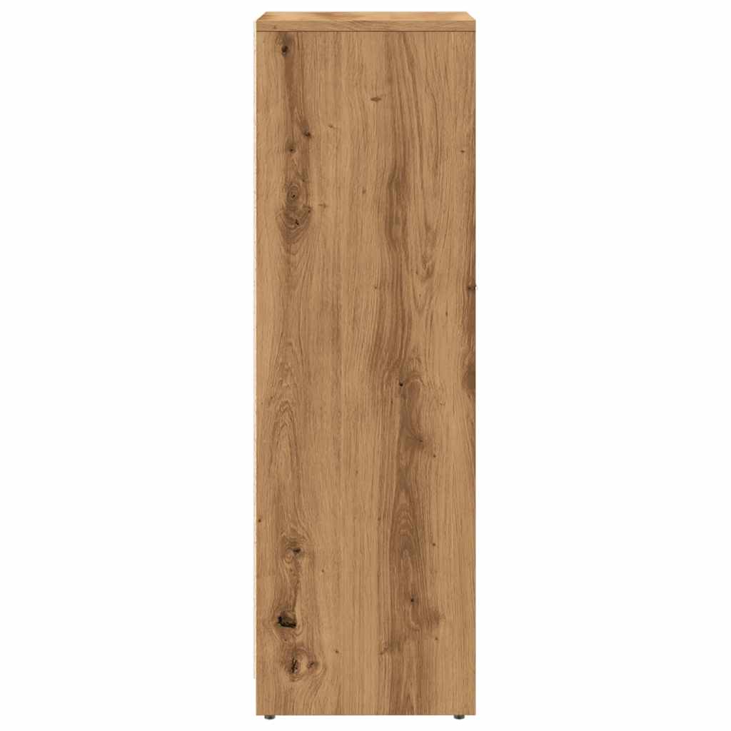 Badkamerkast 30x30x95 cm bewerkt hout artisanaal eikenkleur is nu te koop bij PeponiXL, paradijselijk wonen!