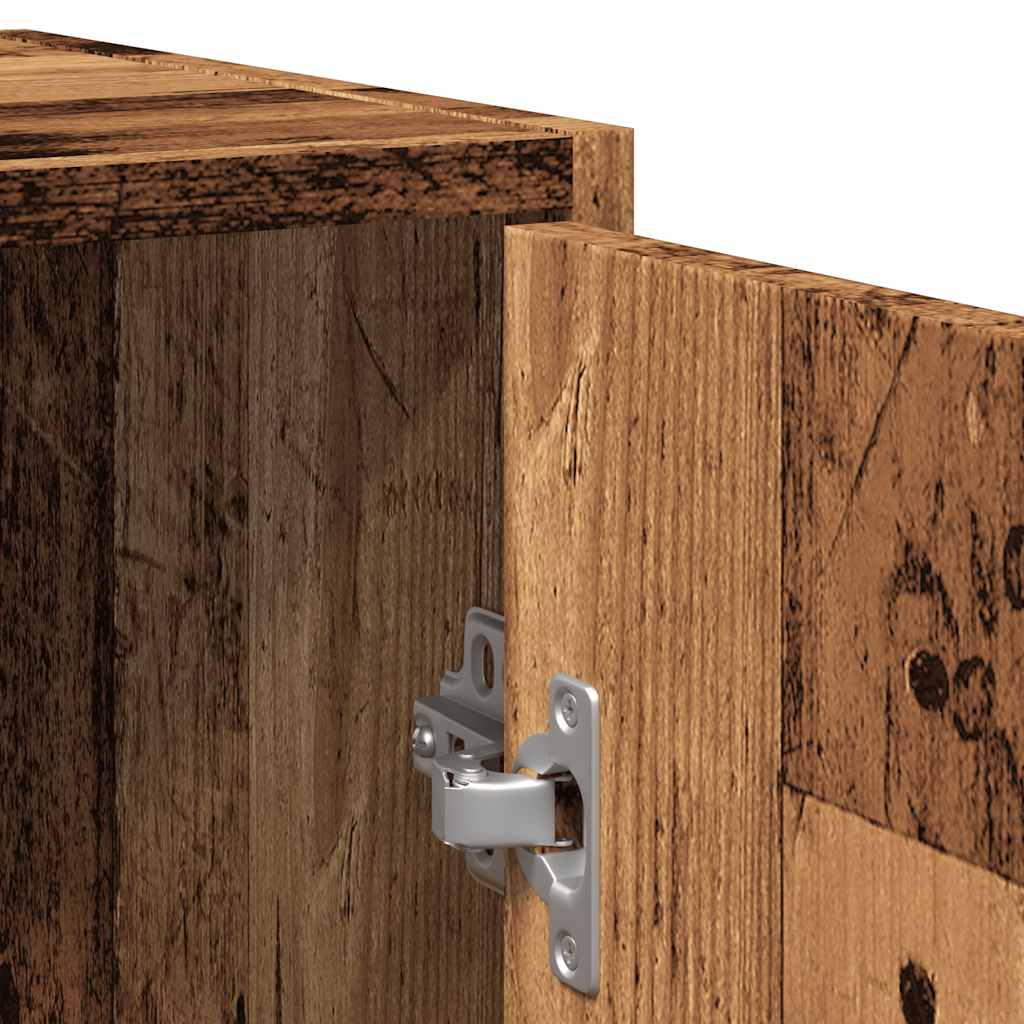 Wastafelkast 60x33x60 cm bewerkt hout oud houtkleurig is nu te koop bij PeponiXL, paradijselijk wonen!