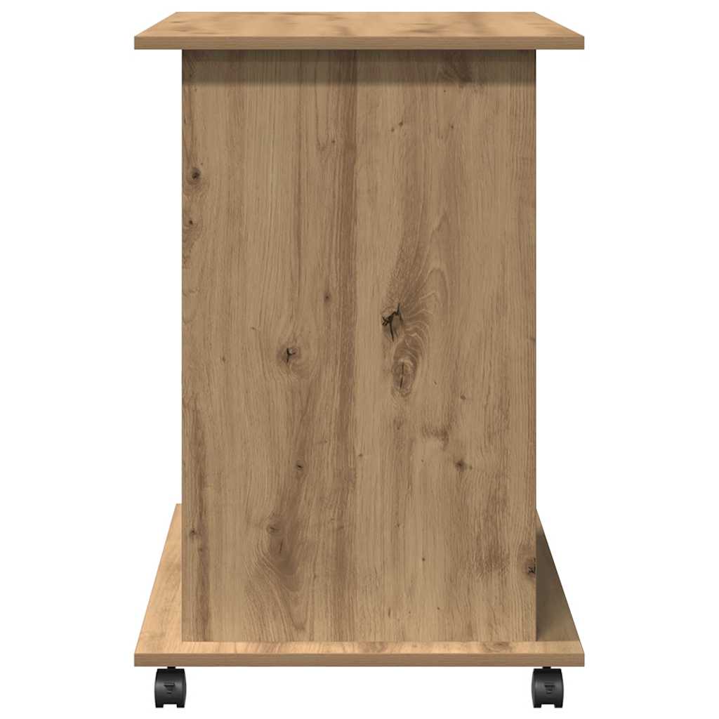 Computerbureau 80x50x75 cm bewerkt hout artisanaal eikenkleur is nu te koop bij PeponiXL, paradijselijk wonen!