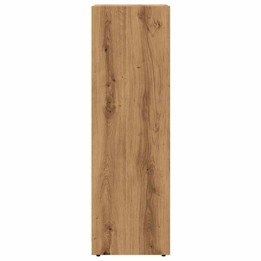 Badkamerkast 30x30x95 cm bewerkt hout artisanaal eikenkleur is nu te koop bij PeponiXL, paradijselijk wonen!
