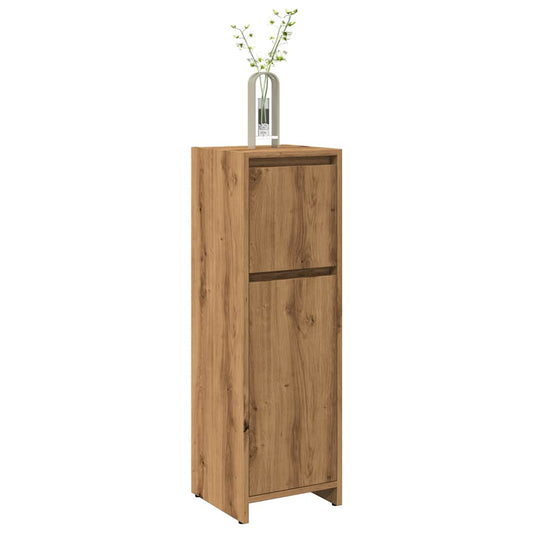 Badkamerkast 30x30x95 cm bewerkt hout artisanaal eikenkleur is nu te koop bij PeponiXL, paradijselijk wonen!