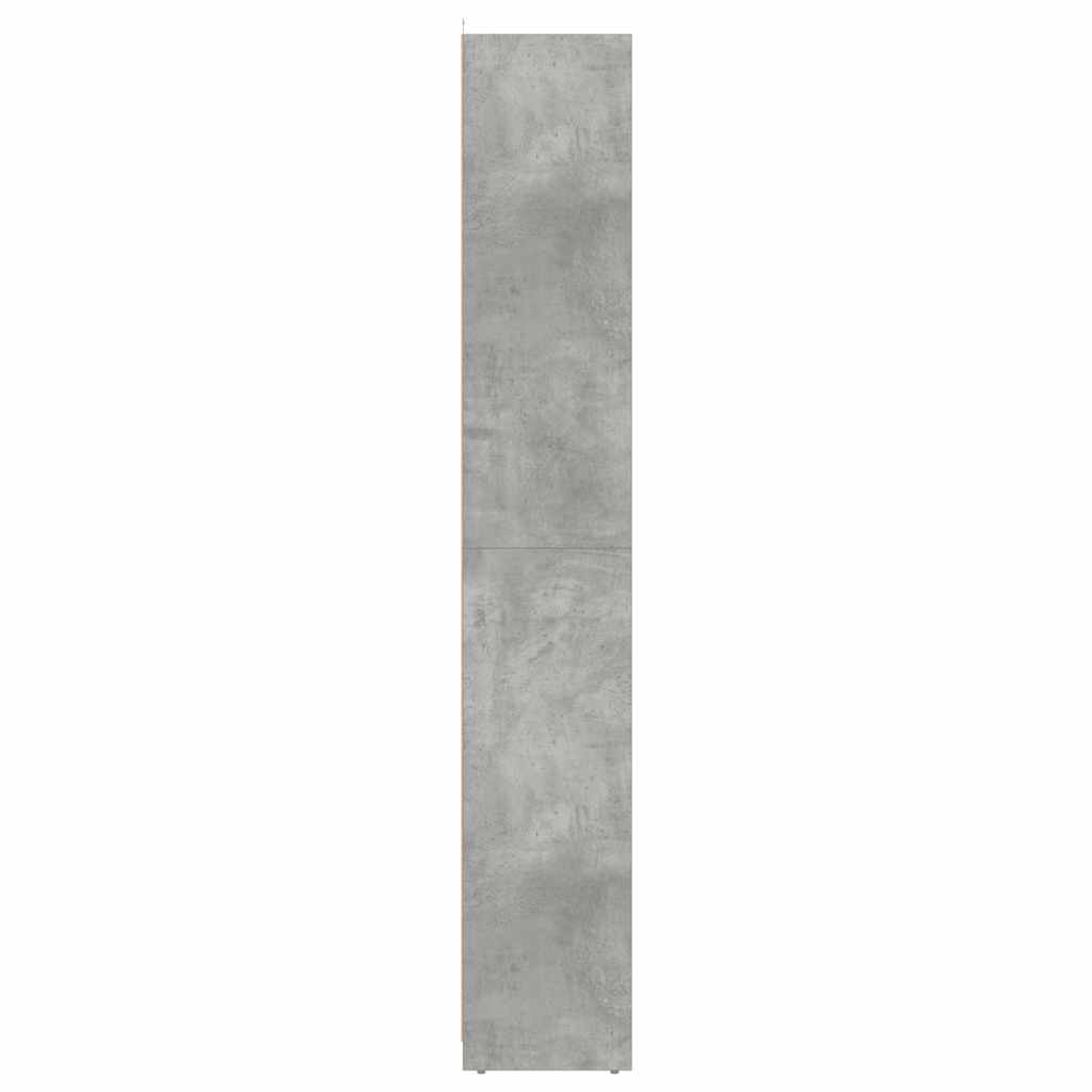 Badkamerkast 30x30x183,5 cm spaanplaat betongrijs is nu te koop bij PeponiXL, paradijselijk wonen!