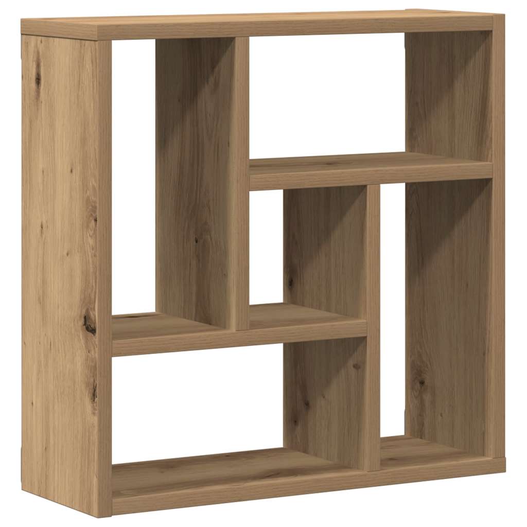 Wandschap 45x16x45 cm bewerkt hout artisanaal eikenkleurig is nu te koop bij PeponiXL, paradijselijk wonen!