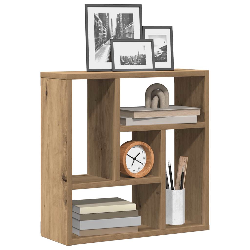 Wandschap 45x16x45 cm bewerkt hout artisanaal eikenkleurig is nu te koop bij PeponiXL, paradijselijk wonen!