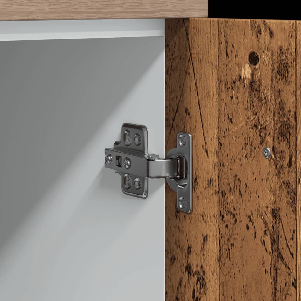 Onderkast Lyon 60x46x81,5 cm bewerkt hout oud houtkleurig is nu te koop bij PeponiXL, paradijselijk wonen!