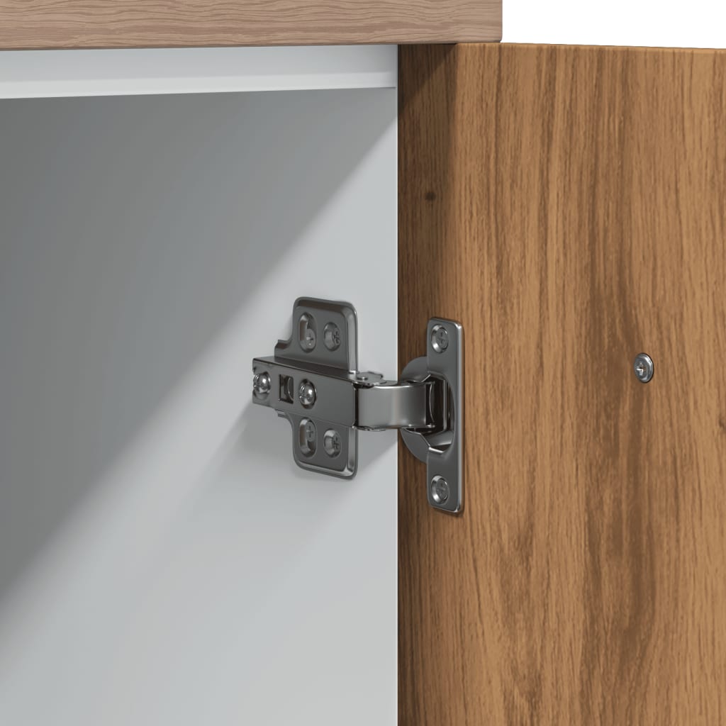 Onderkast Lyon 60x46x81,5 cm bewerkt hout artisanaal eikenkleur is nu te koop bij PeponiXL, paradijselijk wonen!