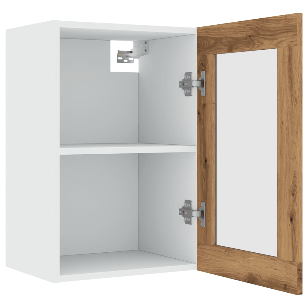 Bovenkast Lyon 40x31x60 cm bewerkt hout artisanaal eikenkleurig is nu te koop bij PeponiXL, paradijselijk wonen!