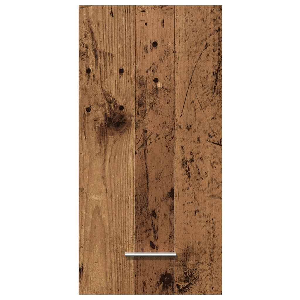 Bovenkast Lyon 30x31x60 cm bewerkt hout oud houtkleurig is nu te koop bij PeponiXL, paradijselijk wonen!