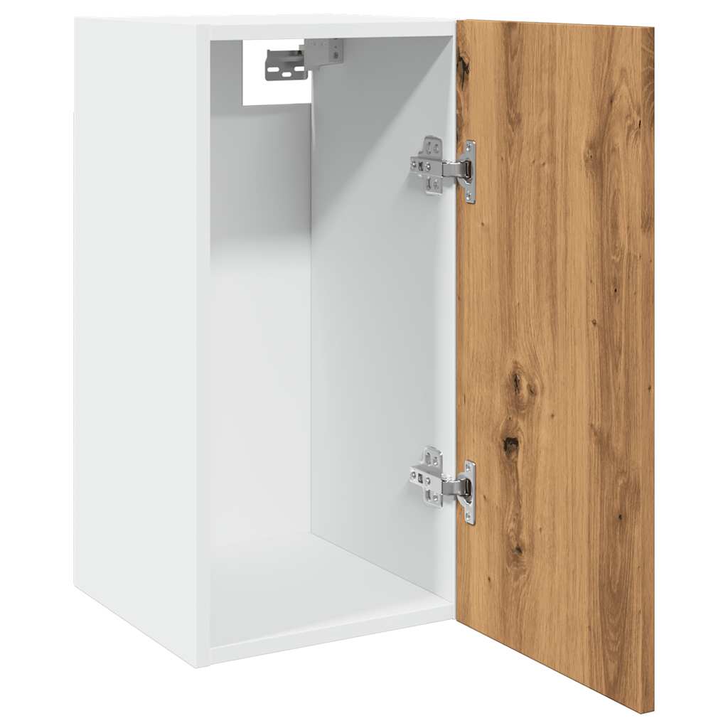 Bovenkast Lyon 30x31x60 cm bewerkt hout artisanaal eikenkleur is nu te koop bij PeponiXL, paradijselijk wonen!