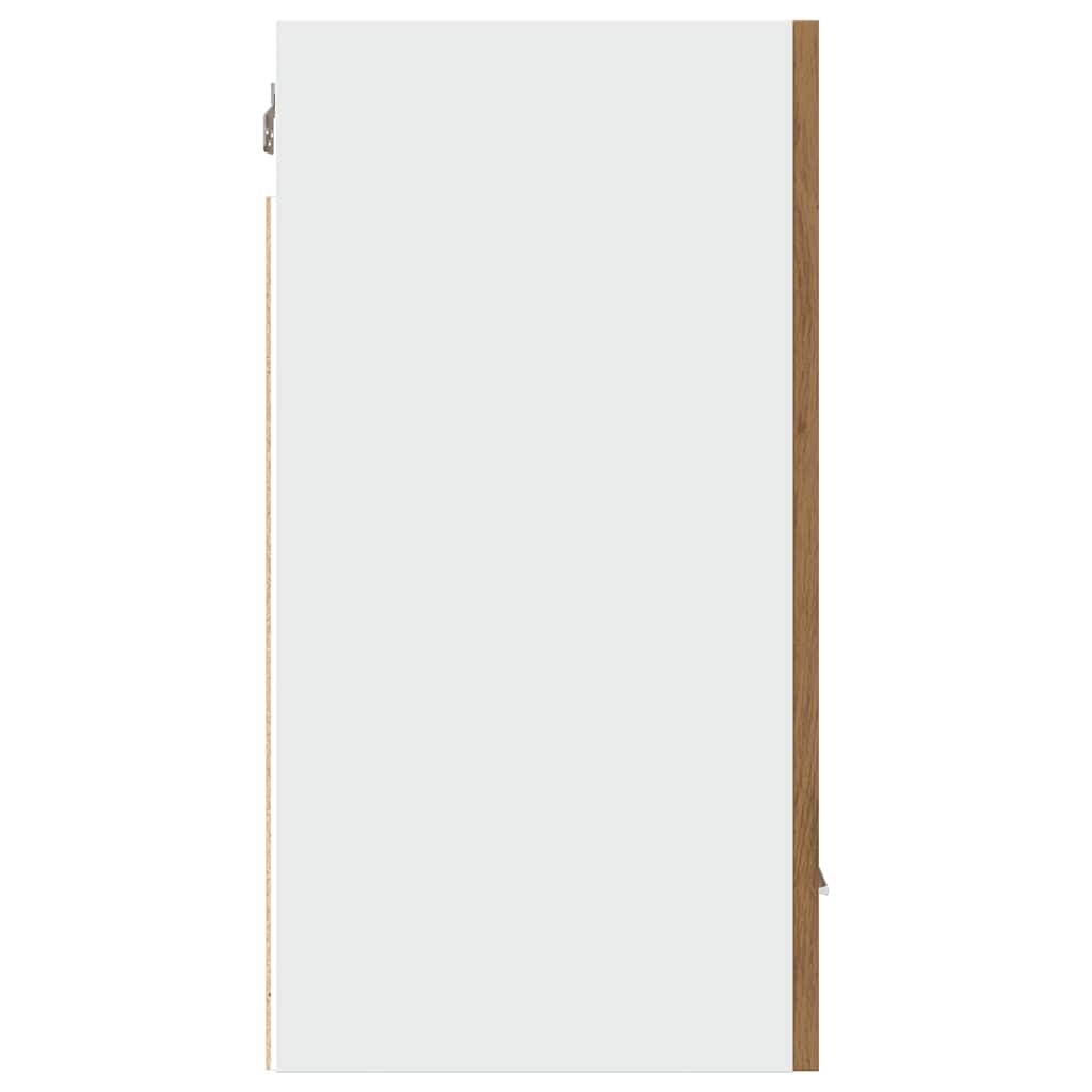 Bovenkast Lyon 30x31x60 cm bewerkt hout artisanaal eikenkleur is nu te koop bij PeponiXL, paradijselijk wonen!