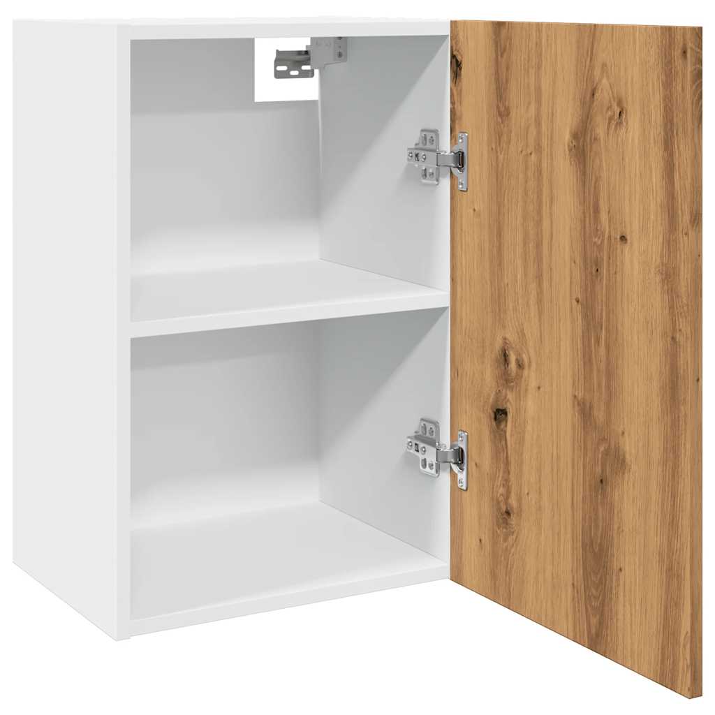 Bovenkast Lyon 40x31x60 cm bewerkt hout artisanaal eikenkleur is nu te koop bij PeponiXL, paradijselijk wonen!