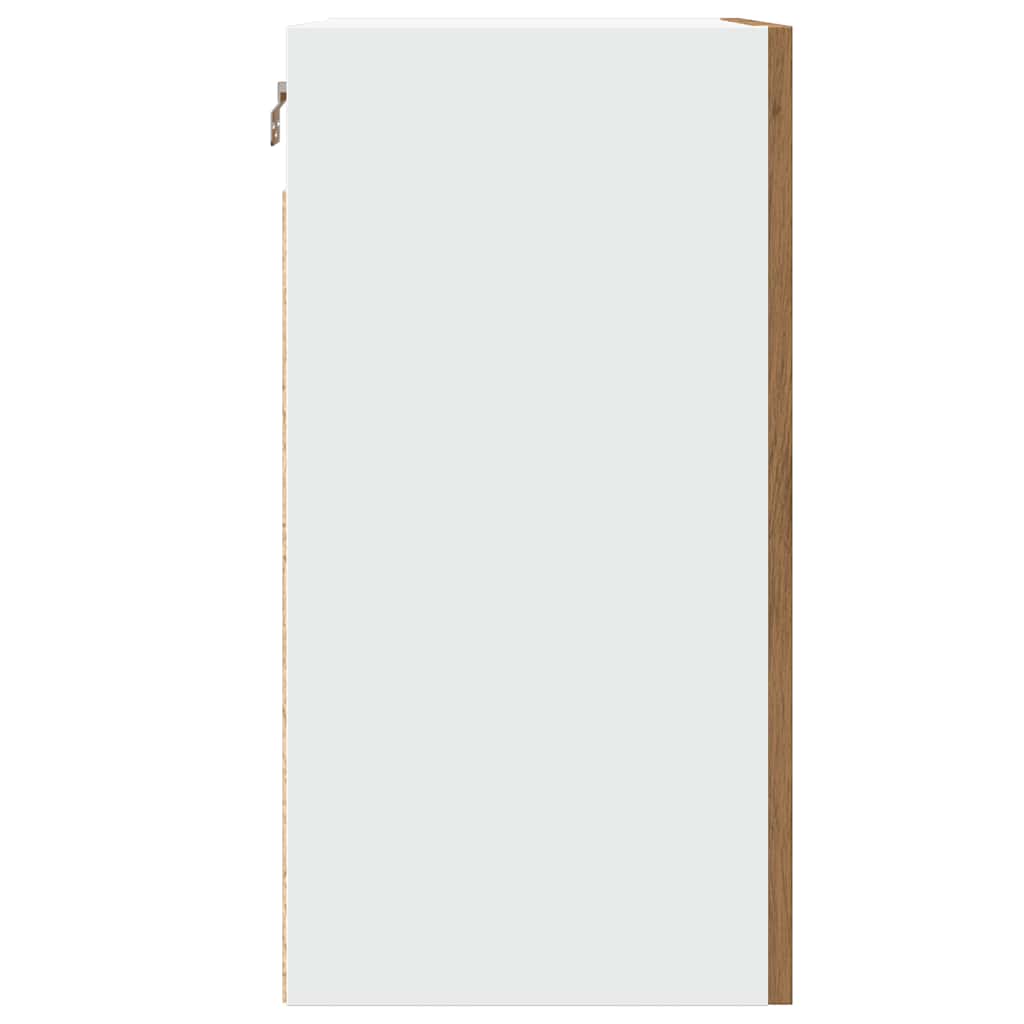 Bovenkast Lyon 40x31x60 cm bewerkt hout artisanaal eikenkleur is nu te koop bij PeponiXL, paradijselijk wonen!