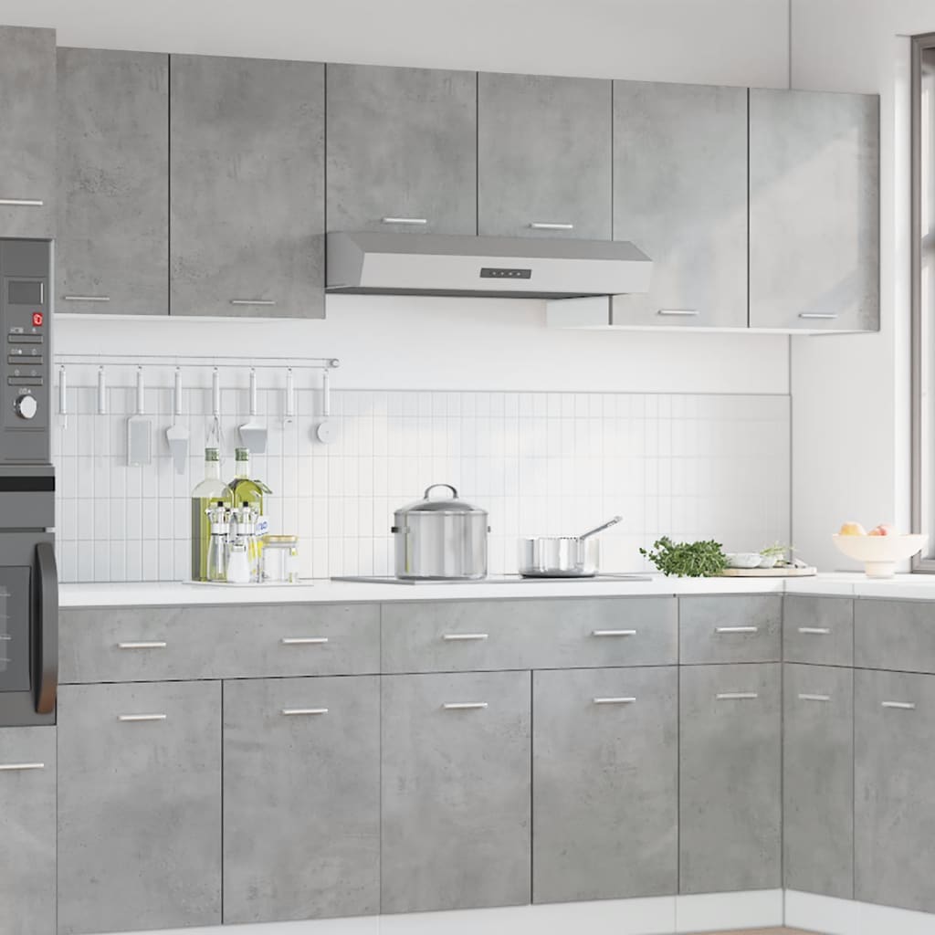 Bovenkast Lyon 80x31x60 cm bewerkt hout betongrijs is nu te koop bij PeponiXL, paradijselijk wonen!