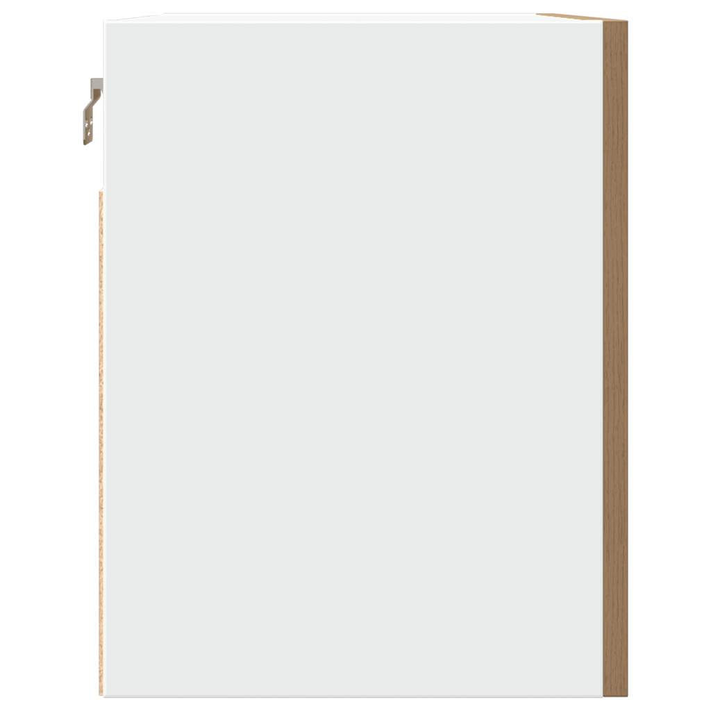 Bovenkast Lyon 60x31x40 cm bewerkt hout artisanaal eikenkleur is nu te koop bij PeponiXL, paradijselijk wonen!