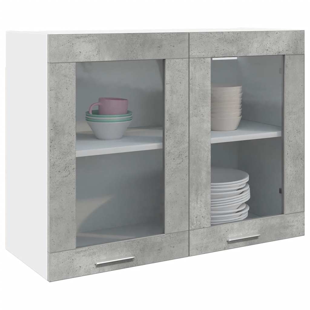 Bovenkast Lyon 80x31x60 cm betongrijs is nu te koop bij PeponiXL, paradijselijk wonen!