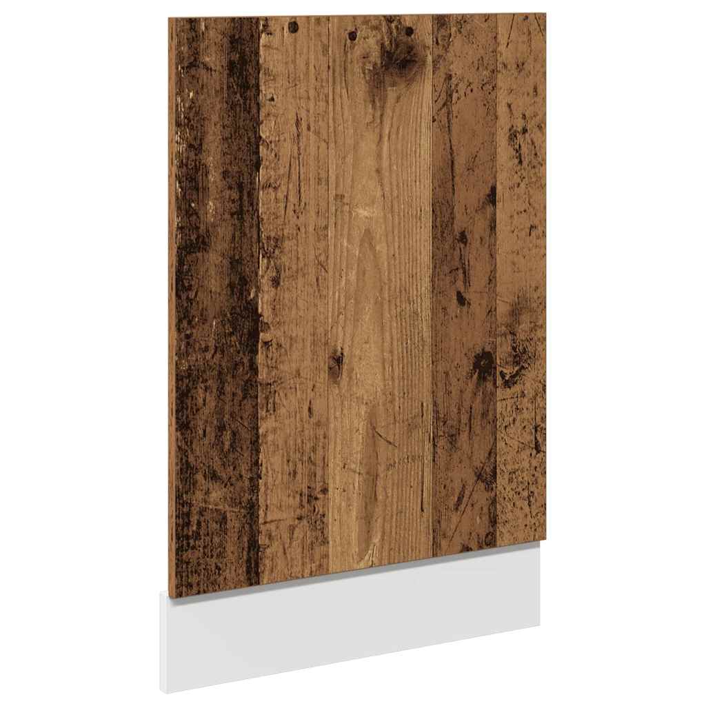 Vaatwasserpaneel Lyon 45x3x67 cm bewerkt hout oud houtkleurig is nu te koop bij PeponiXL, paradijselijk wonen!
