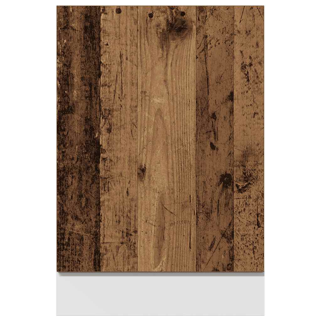 Vaatwasserpaneel Lyon 45x3x67 cm bewerkt hout oud houtkleurig is nu te koop bij PeponiXL, paradijselijk wonen!