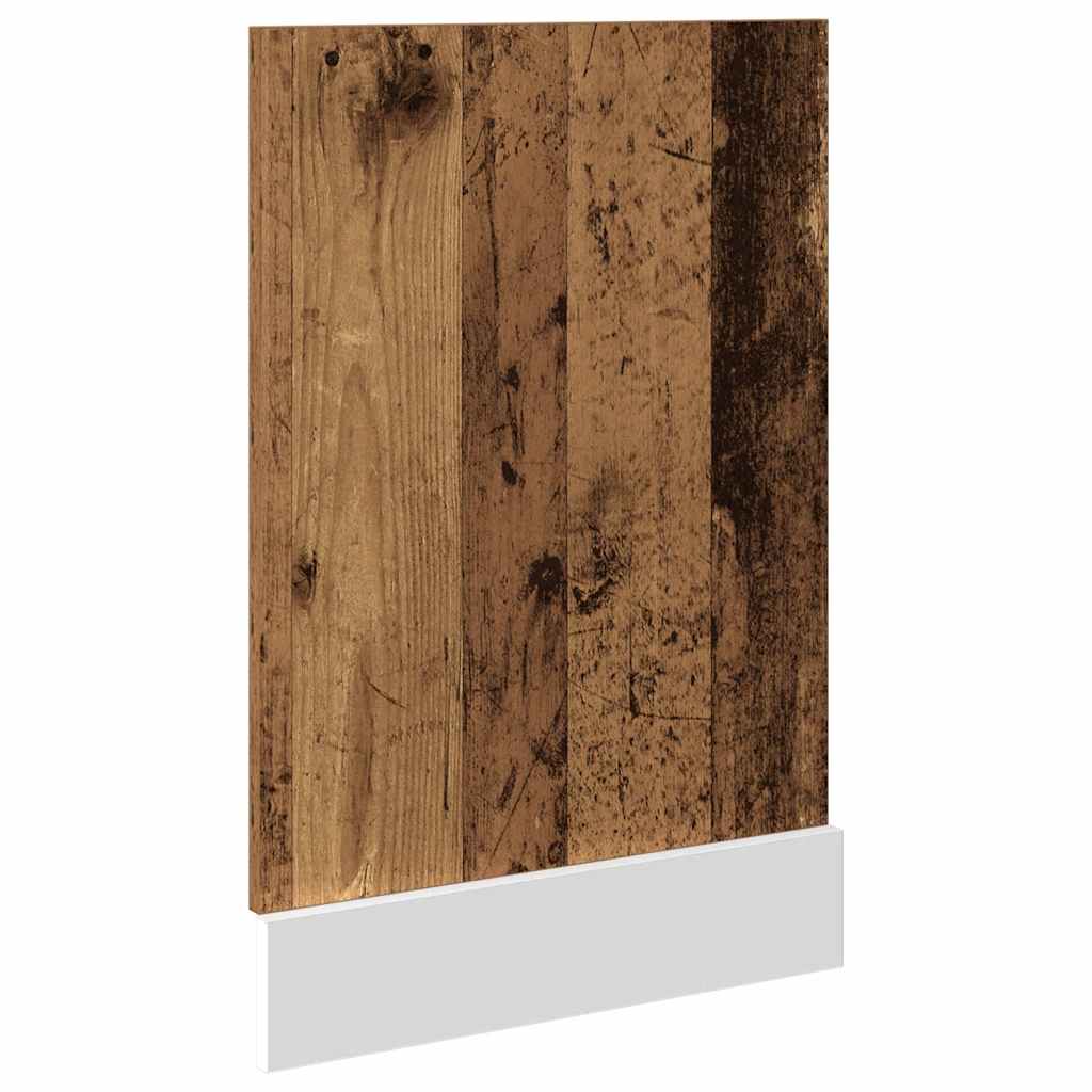 Vaatwasserpaneel Lyon 45x3x67 cm bewerkt hout oud houtkleurig is nu te koop bij PeponiXL, paradijselijk wonen!