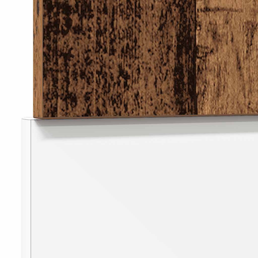 Vaatwasserpaneel Lyon 45x3x67 cm bewerkt hout oud houtkleurig is nu te koop bij PeponiXL, paradijselijk wonen!
