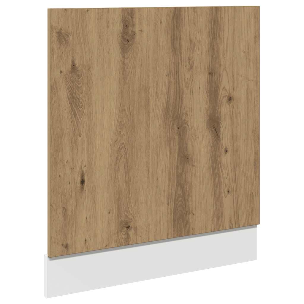 Vaatwasserpaneel Lyon 60x1,5x67 cm bewerkt hout artisanaal eiken is nu te koop bij PeponiXL, paradijselijk wonen!