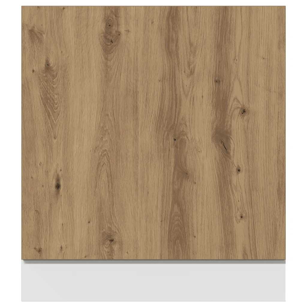 Vaatwasserpaneel Lyon 60x1,5x67 cm bewerkt hout artisanaal eiken is nu te koop bij PeponiXL, paradijselijk wonen!