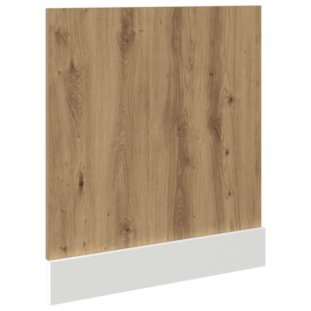 Vaatwasserpaneel Lyon 60x1,5x67 cm bewerkt hout artisanaal eiken is nu te koop bij PeponiXL, paradijselijk wonen!