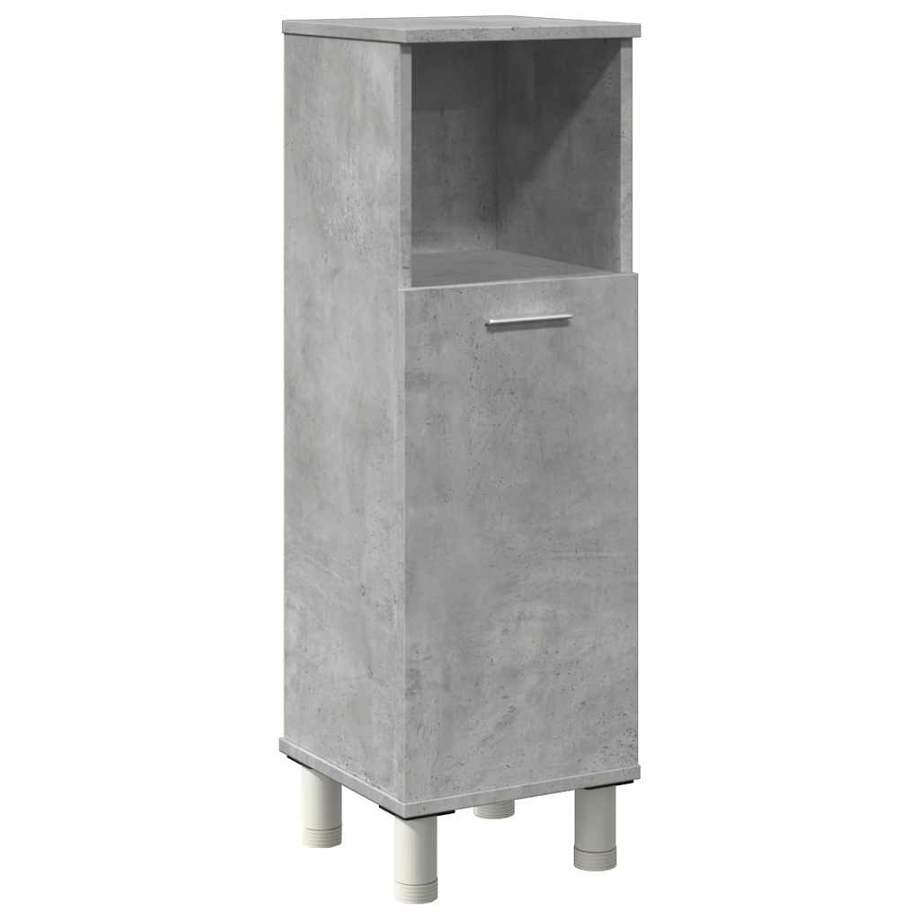 Badkamerkast 30x30x95 cm spaanplaat betongrijs is nu te koop bij PeponiXL, paradijselijk wonen!
