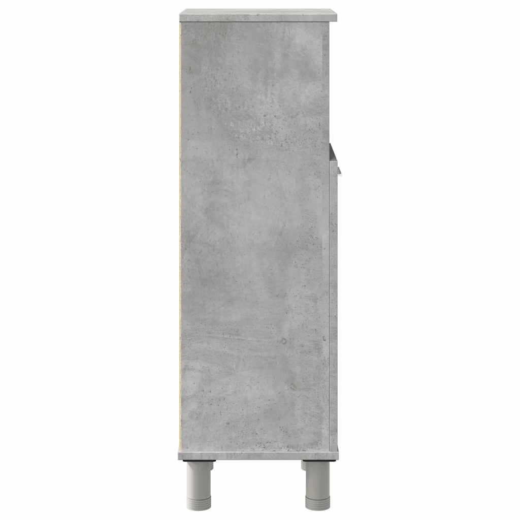 Badkamerkast 30x30x95 cm spaanplaat betongrijs is nu te koop bij PeponiXL, paradijselijk wonen!