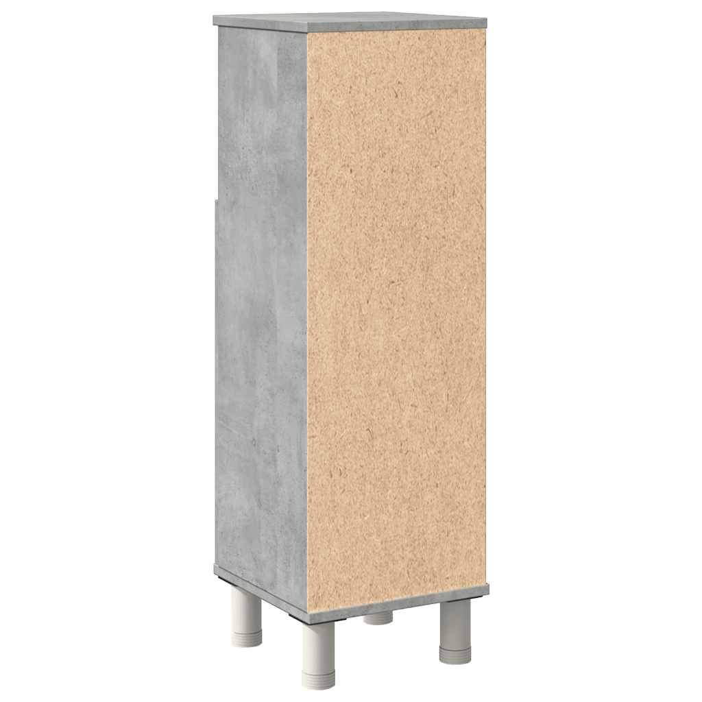 Badkamerkast 30x30x95 cm spaanplaat betongrijs is nu te koop bij PeponiXL, paradijselijk wonen!