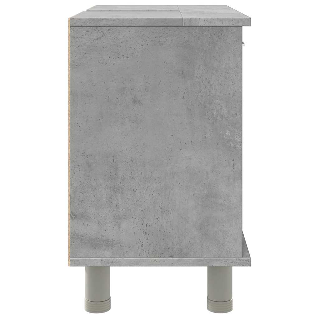 Badkamerkast 60x32x53,5 cm spaanplaat betongrijs is nu te koop bij PeponiXL, paradijselijk wonen!