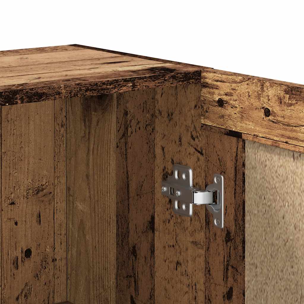 Boekenkast 82,5x30,5x80 cm bewerkt hout oud houtkleurig is nu te koop bij PeponiXL, paradijselijk wonen!