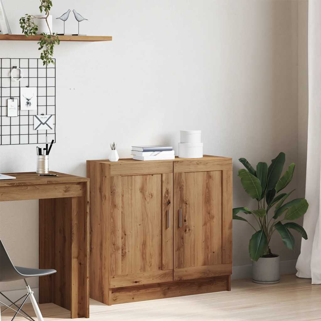 Boekenkast 82,5x30,5x80 cm bewerkt hout artisanaal eikenkleurig is nu te koop bij PeponiXL, paradijselijk wonen!