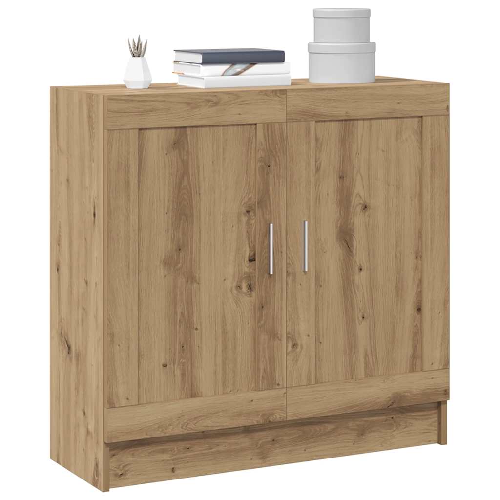 Boekenkast 82,5x30,5x80 cm bewerkt hout artisanaal eikenkleurig is nu te koop bij PeponiXL, paradijselijk wonen!