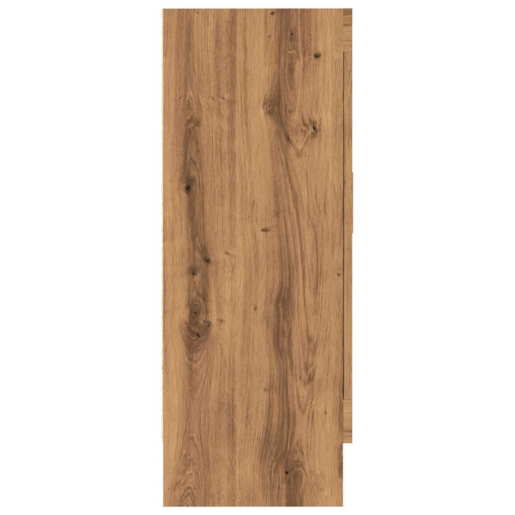 Boekenkast 82,5x30,5x80 cm bewerkt hout artisanaal eikenkleurig is nu te koop bij PeponiXL, paradijselijk wonen!