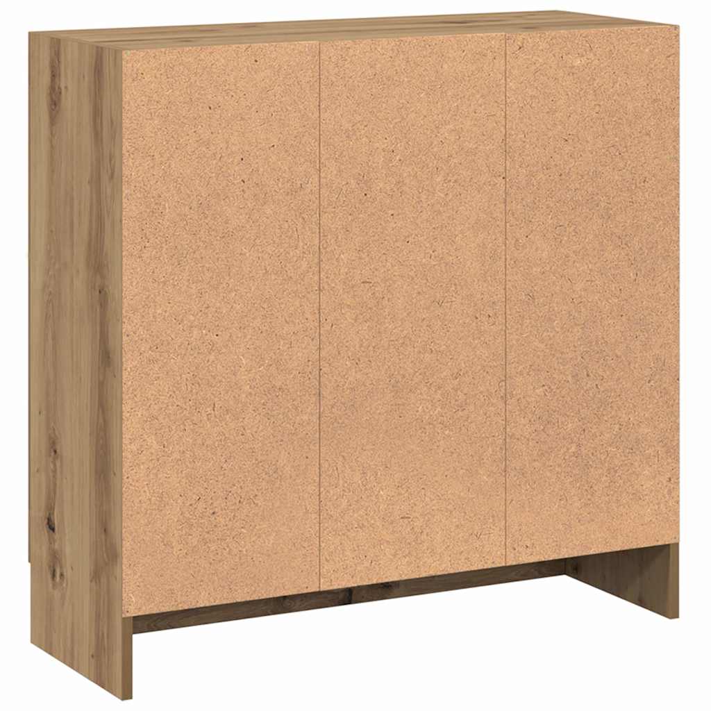 Boekenkast 82,5x30,5x80 cm bewerkt hout artisanaal eikenkleurig is nu te koop bij PeponiXL, paradijselijk wonen!