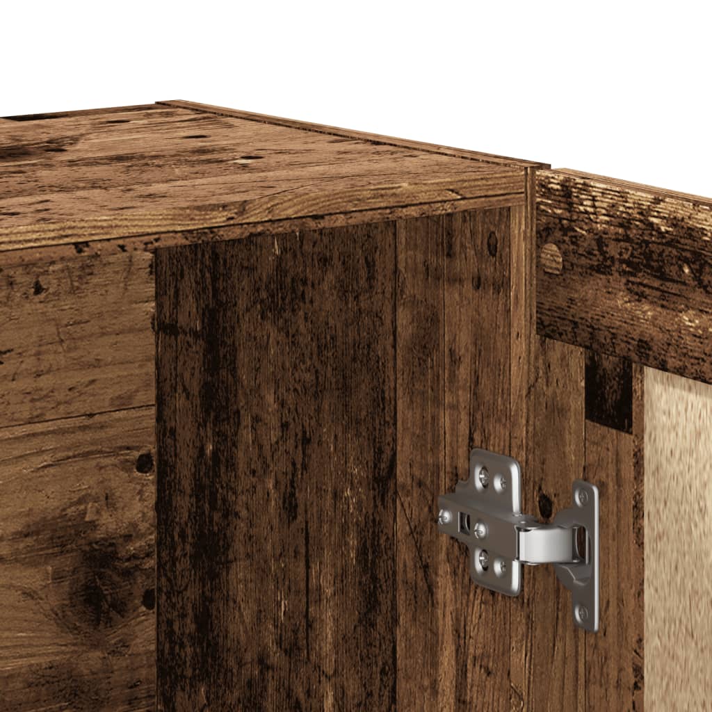 Boekenkast 82,5x30,5x115 cm bewerkt hout oud houtkleurig is nu te koop bij PeponiXL, paradijselijk wonen!