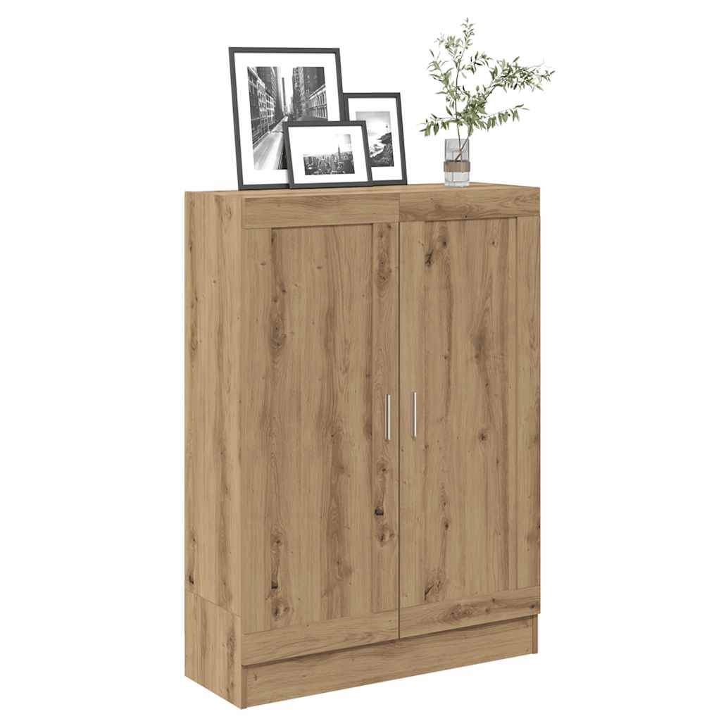 Boekenkast 82,5x30,5x115 cm bewerkt hout artisanaal eikenkleur is nu te koop bij PeponiXL, paradijselijk wonen!