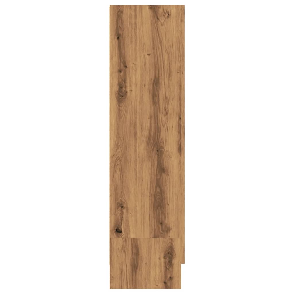 Boekenkast 82,5x30,5x115 cm bewerkt hout artisanaal eikenkleur is nu te koop bij PeponiXL, paradijselijk wonen!