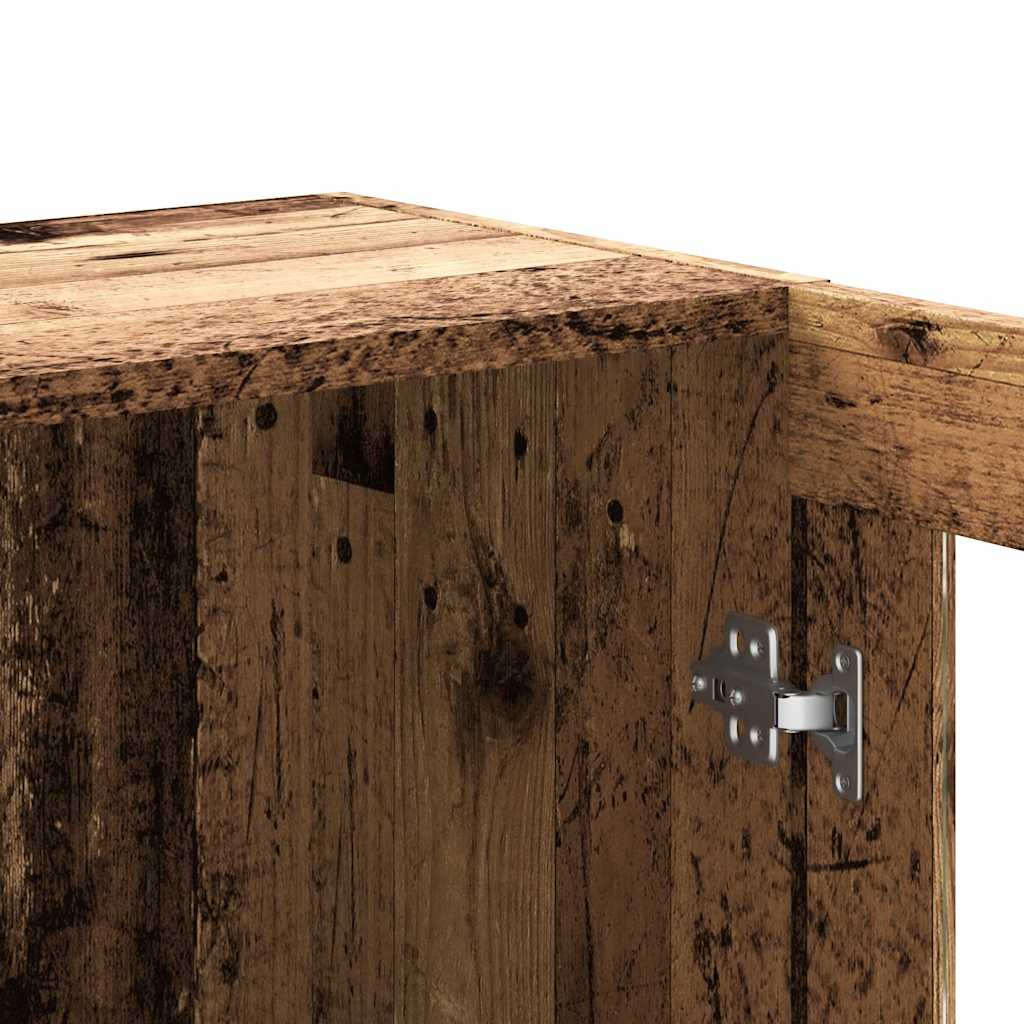 Boekenkast 82,5x30,5x80 cm bewerkt hout oud houtkleurig is nu te koop bij PeponiXL, paradijselijk wonen!