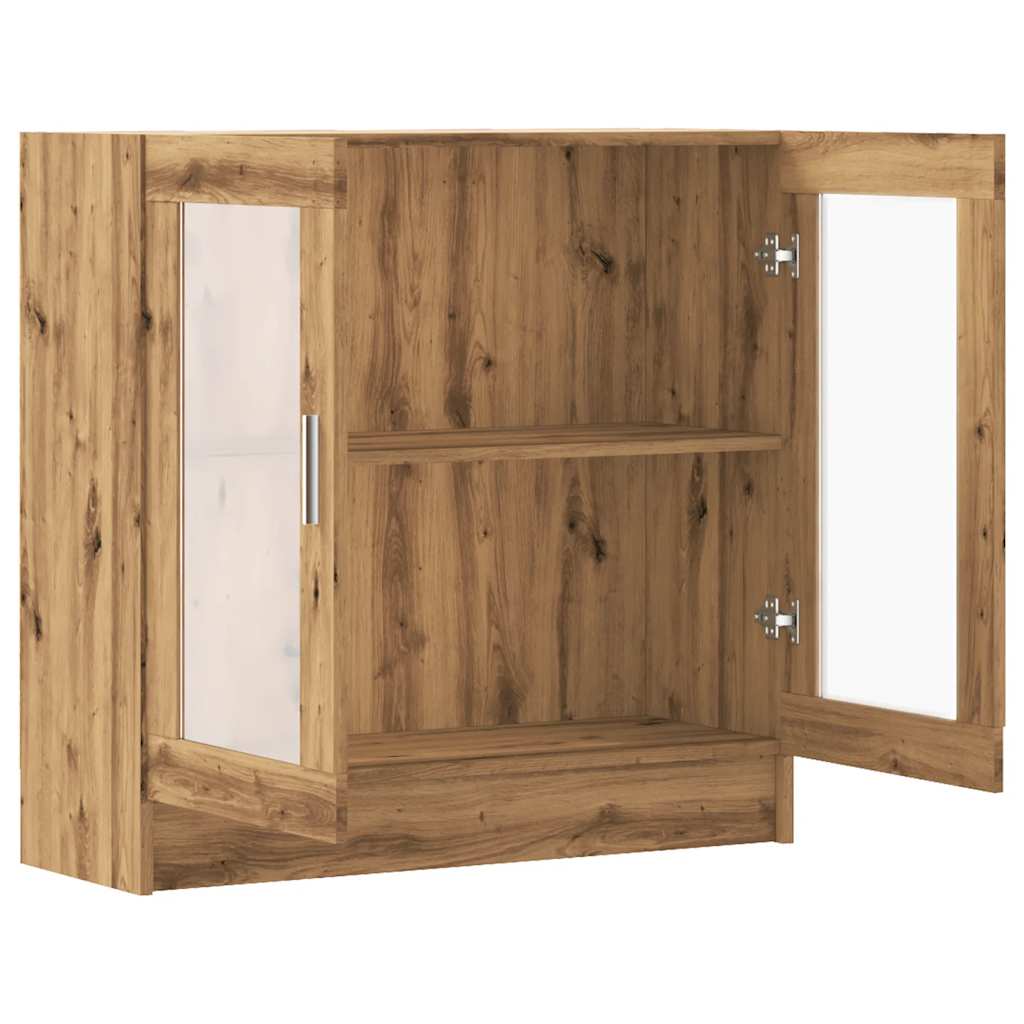 Boekenkast 82,5x30,5x80 cm bewerkt hout artisanaal eikenkleurig is nu te koop bij PeponiXL, paradijselijk wonen!