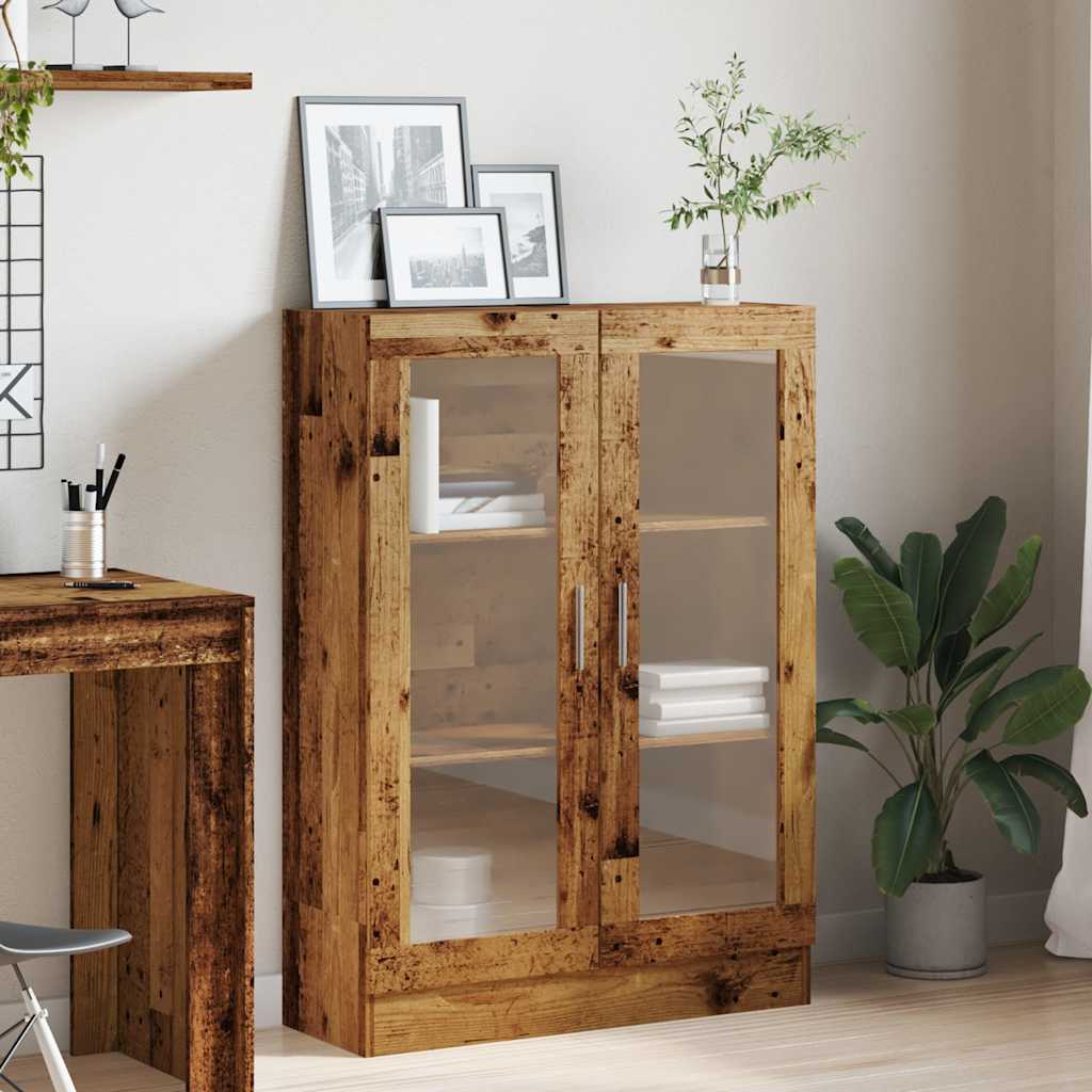 Boekenkast 82,5x30,5x115 cm bewerkt hout oud houtkleurig is nu te koop bij PeponiXL, paradijselijk wonen!