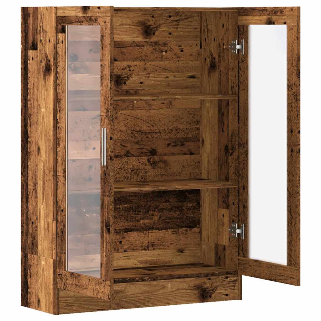 Boekenkast 82,5x30,5x115 cm bewerkt hout oud houtkleurig is nu te koop bij PeponiXL, paradijselijk wonen!