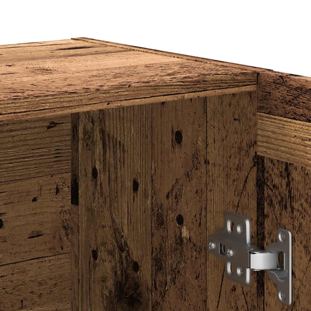 Boekenkast 82,5x30,5x115 cm bewerkt hout oud houtkleurig is nu te koop bij PeponiXL, paradijselijk wonen!