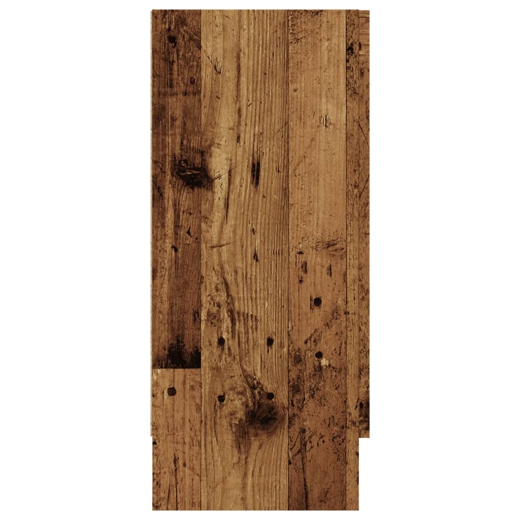 Dressoir 120x30,5x70 cm bewerkt hout oud houtkleurig is nu te koop bij PeponiXL, paradijselijk wonen!