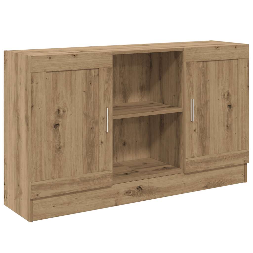 Dressoir 120x30,5x70 cm bewerkt hout artisanaal eikenkleurig is nu te koop bij PeponiXL, paradijselijk wonen!