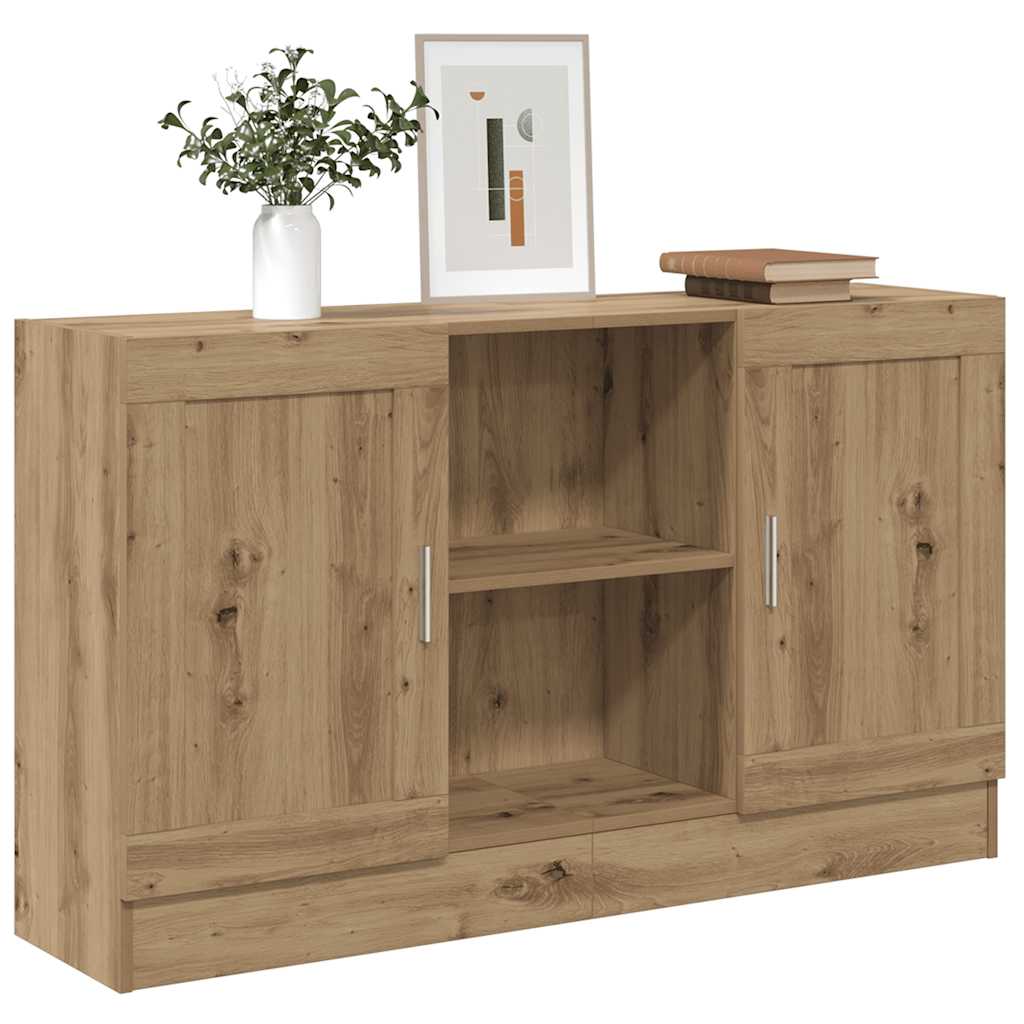 Dressoir 120x30,5x70 cm bewerkt hout artisanaal eikenkleurig is nu te koop bij PeponiXL, paradijselijk wonen!