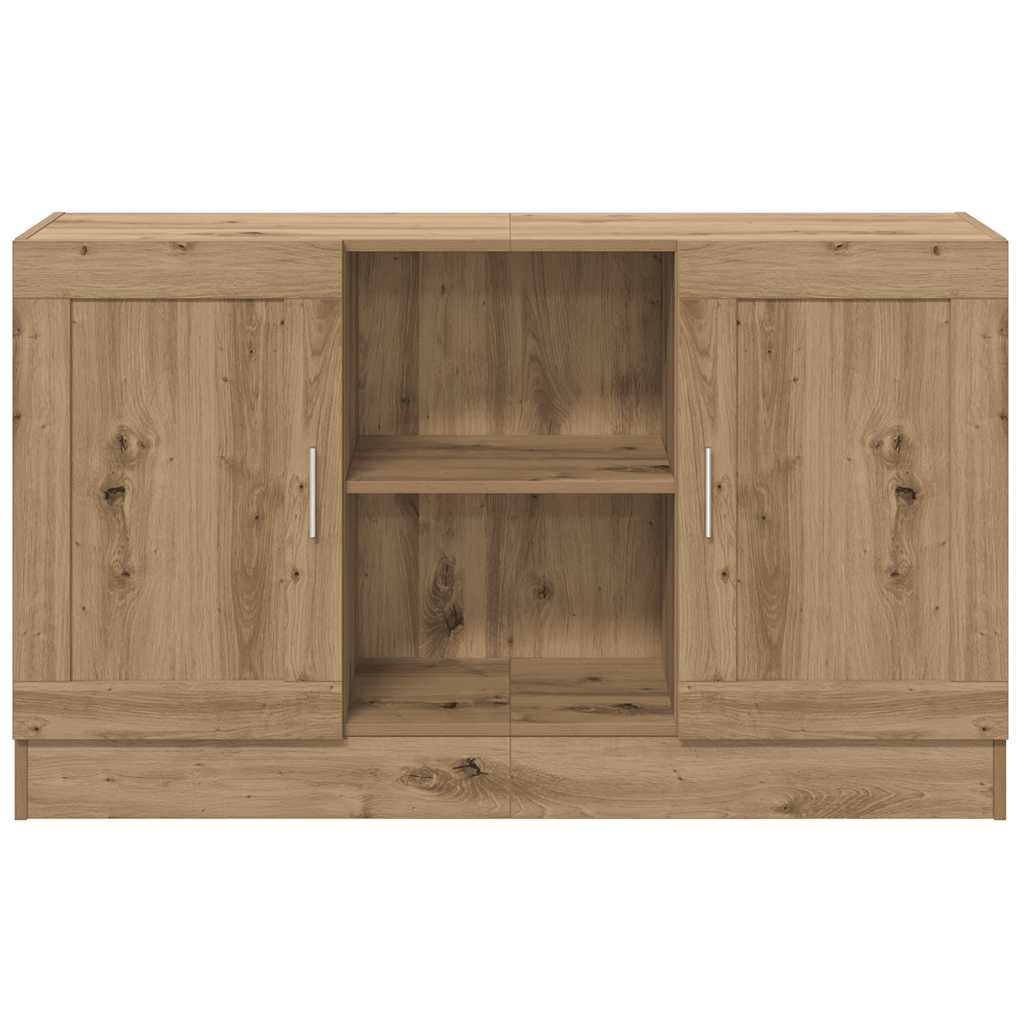 Dressoir 120x30,5x70 cm bewerkt hout artisanaal eikenkleurig is nu te koop bij PeponiXL, paradijselijk wonen!