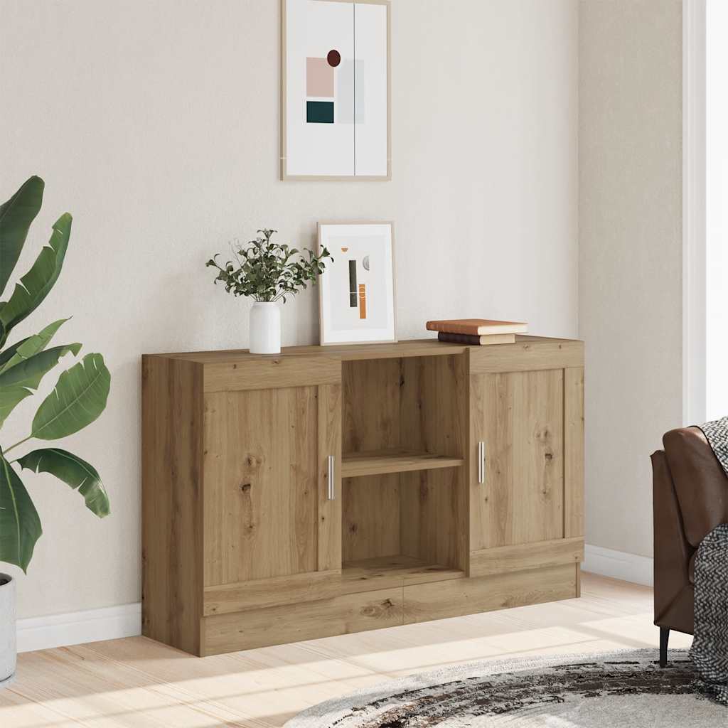 Dressoir 120x30,5x70 cm bewerkt hout artisanaal eikenkleurig is nu te koop bij PeponiXL, paradijselijk wonen!